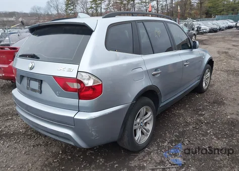 2006 BMW X3 3.0I from USA, damaged, VIN WBXPA93436WG85556